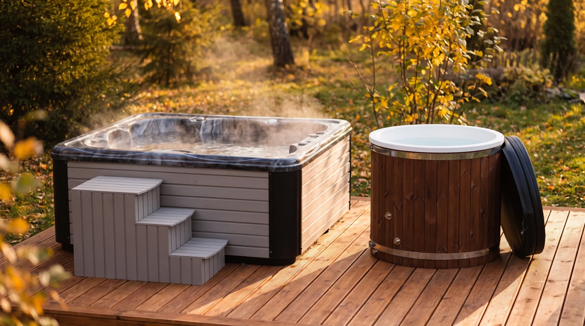 Heated Tub or Cold Plunge Tub: Which Type to Choose for Your Garden